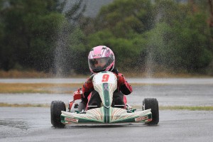 Chloe Cosis mastered the conditions to win the Pink Plate in the Cadets category (Pic: quickpixels.com.au)