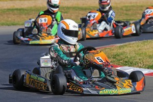 Lucas Lichtenberger took a clean sweep and his first round win in Junior Max Trophy (Pic: Coopers Photography)