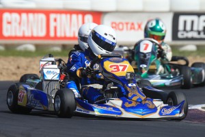 Praga’s Bayley Douglas recorded the fastest time in qualifying in Mini Max (Pic: Coopers Photography)