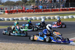 Bayley Douglas remained unstoppable in Mini Max, picking up another round win and a blue plate (Pic: Coopers Photography)
