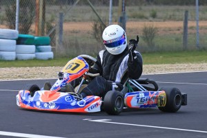  Clem O’Mara took a clear win in Rotax Heavy, adding to his healthy series points standings (Pic: Coopers Photography)