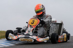 CRG driver Kyle Ensbey in action during today's practice (Pic: Coopers Photography)