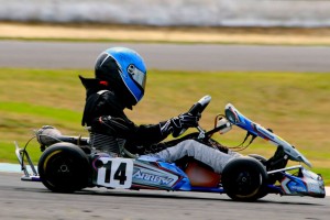 This weekend is Clay Richards' first race in the Australian Kart Championship