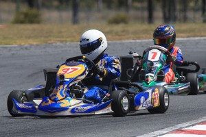 Bayley Douglas wrapped up a successful season claiming the round win in Ipswich and the Rotax MAX Australian Challenge title for Mini Max (Pic: Coopers Photography)