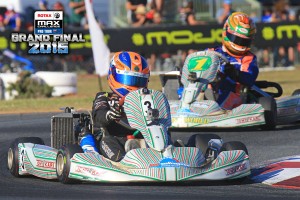 Tomas Gasperak and Zane Morse were amongst the winners in the Junior Max heat races (Pic: Coopers Photography)
