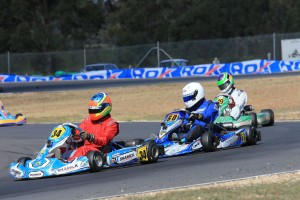 Jordan Nicolaou leading the way in KA3 Senior (Pic: Coopers Photography)