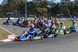 Local driver Brendan Nelson (#70) will start as one of the favourites in the TaG 125 class. (Pic: Coopers Photography)