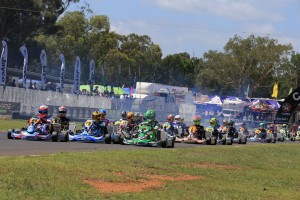 275 entries have been received for this weekend's opening round of the Australian Kart Championship in Newcastle. Pic: Cooper's Photography