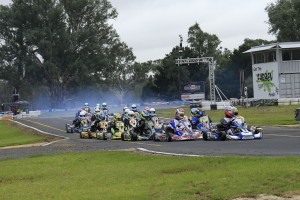 Matthew McLean leading the KA3 Senior Field (Pic: Coopers Photography)